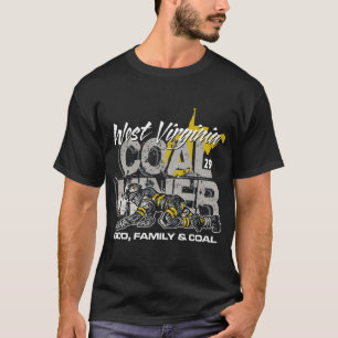 WEST VIRGINIA COAL MINER by earl ferguson T-Shirt