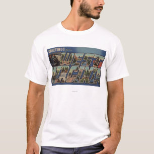 West Virginia (Coal-Miner) - Large Letter Scenes T-Shirt