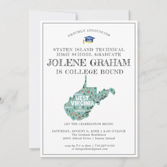 West Virginia | College Bound Graduation Party (Front)