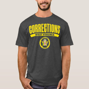 West Virginia Correctional Officer Thin Grey T-Shirt