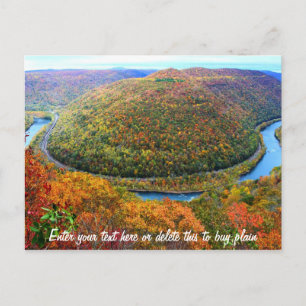 West Virginia Customisable Postcard