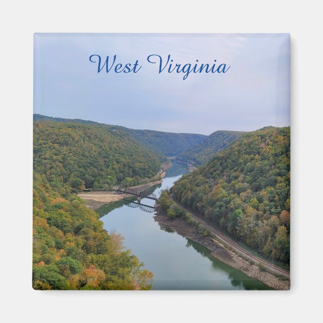 West Virginia fall Magnet (Front)