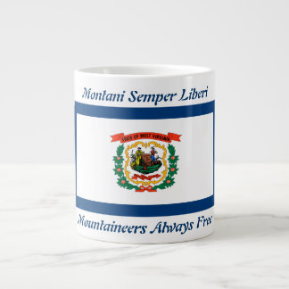 West Virginia Flag and Motto 20 oz Mug