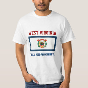 West Virginia Flag and Slogan T-Shirt