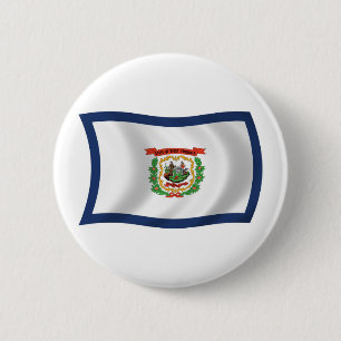 West Virginia Flag Button