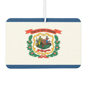 West Virginia flag Car Air Freshener
