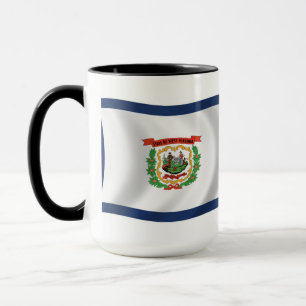 West Virginia Flag Mug