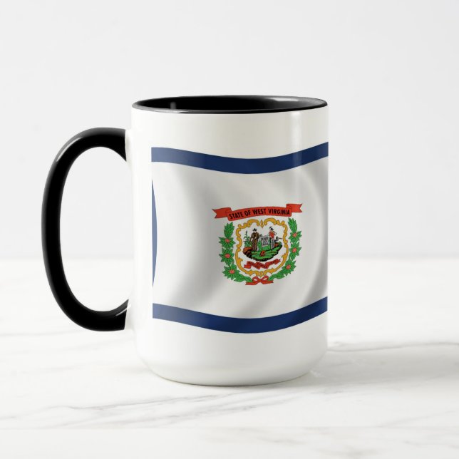 West Virginia Flag Mug (Left)