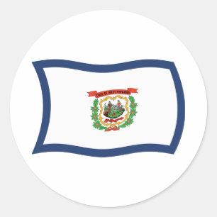 West Virginia Flag Sticker