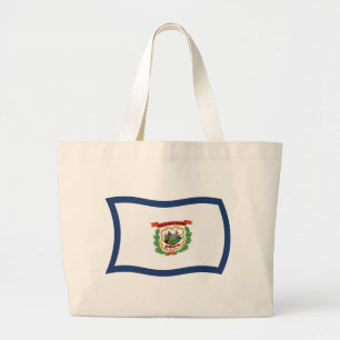 West Virginia Flag Tote Bag