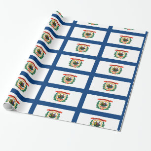 West Virginia flag Wrapping Paper
