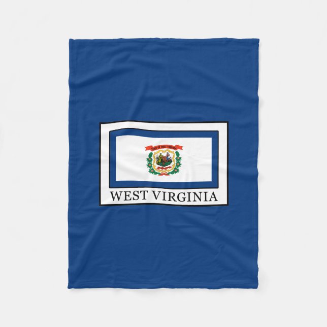 West Virginia Fleece Blanket (Front)