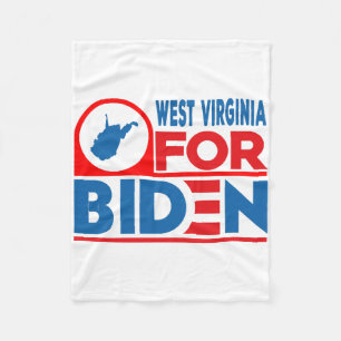 WEST VIRGINIA For Biden Fleece Blanket
