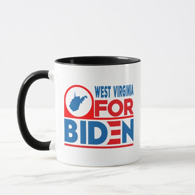 WEST VIRGINIA For Biden Mug (Left)