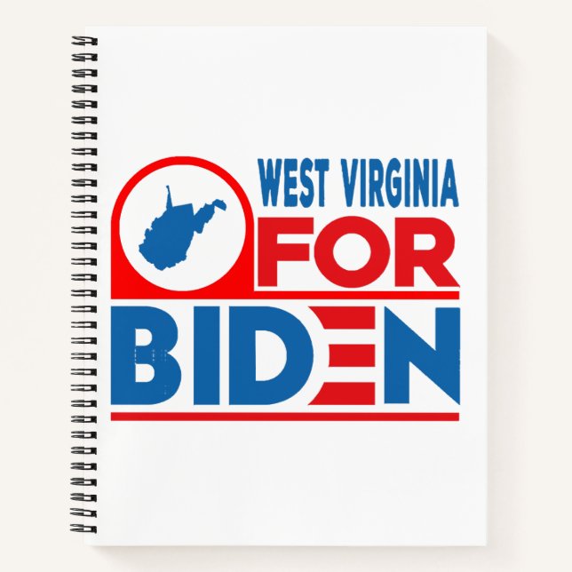 WEST VIRGINIA For Biden Notebook (Front)