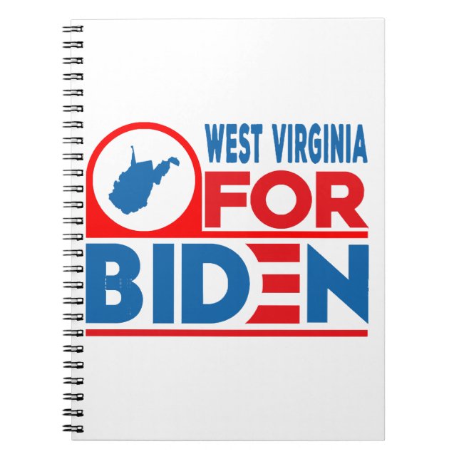 WEST VIRGINIA For Biden Notebook (Front)