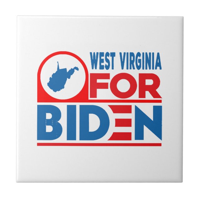 WEST VIRGINIA For Biden Tile (Front)