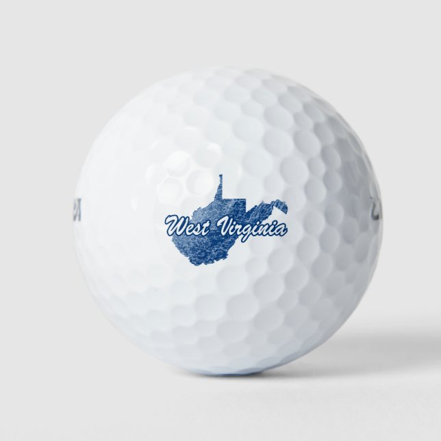 West Virginia Golf Balls (Front)