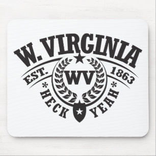 West Virginia, Heck Yeah, Est. 1863 Mouse Mat