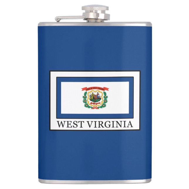 West Virginia Hip Flask (Front)
