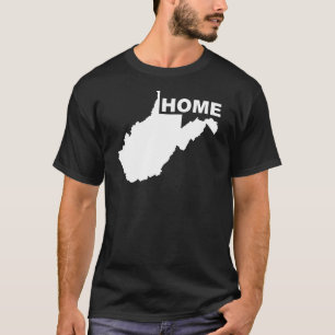 West Virginia Home Away From State T-Shirt Tees