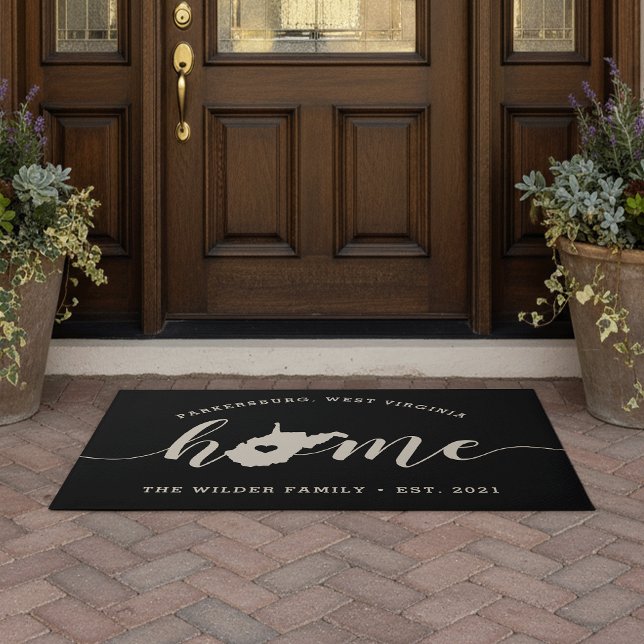 West Virginia Home State Personalised Doormat (Creator Uploaded)
