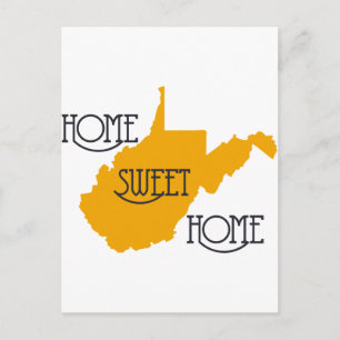 West Virginia Home Sweet Home by U.S. Custom Ink Postcard