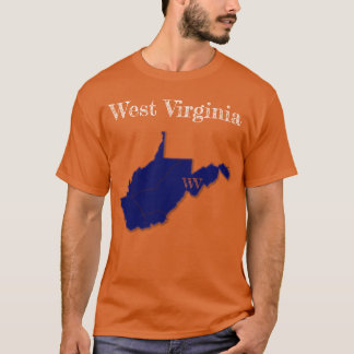 West Virginia Interstates [Navy Blue Design] T-Shirt
