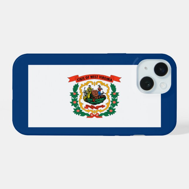 West Virginia iPhone 15 Case (Back Horizontal)