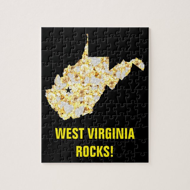 WEST VIRGINIA JIGSAW PUZZLE (Vertical)