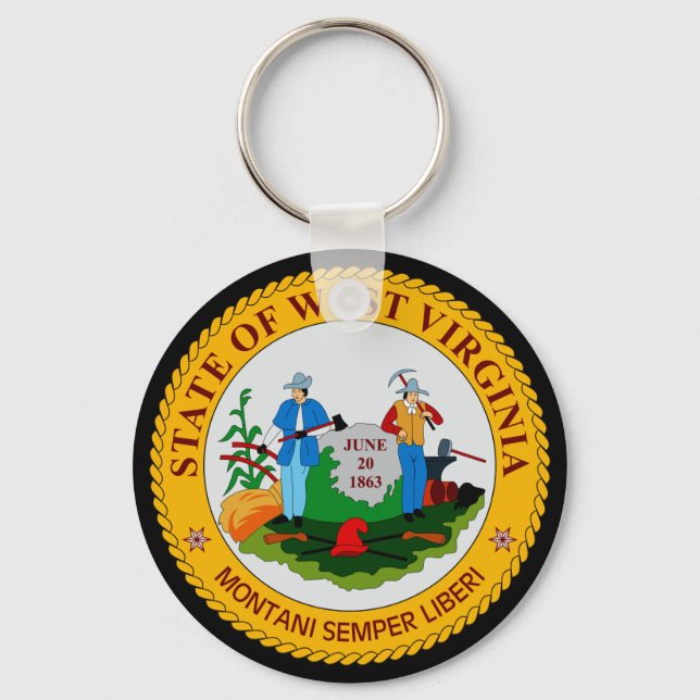 WEST VIRGINIA KEY RING (Front)