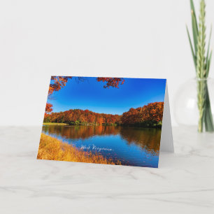West Virginia landscape photograph Card