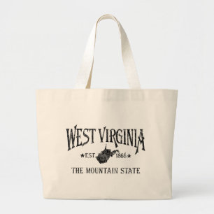 West Virginia Large Tote Bag