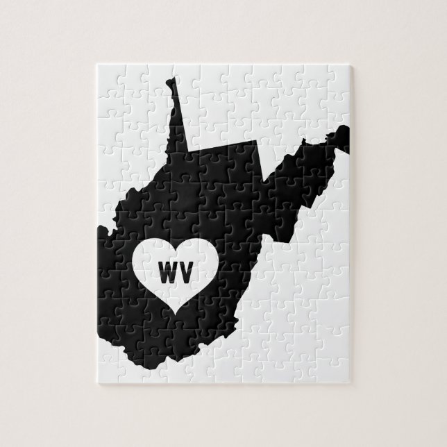 West Virginia Love Jigsaw Puzzle (Vertical)