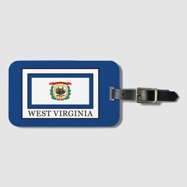 West Virginia Luggage Tag (Front Horizontal)