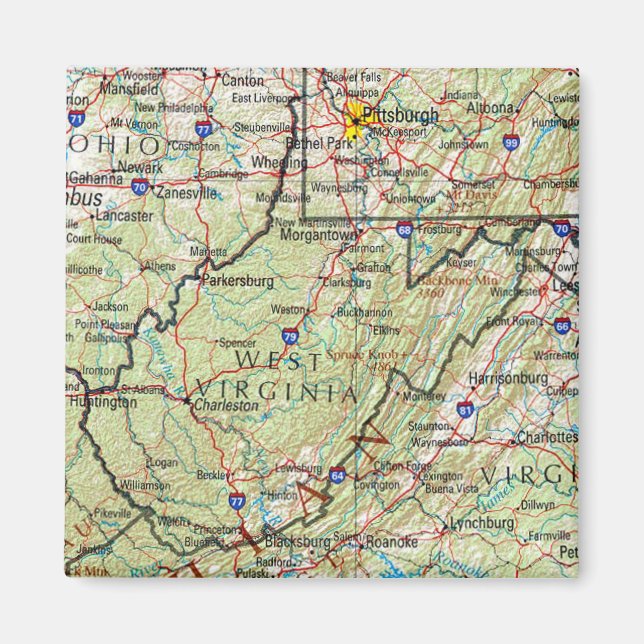 West Virginia Magnet (Front)