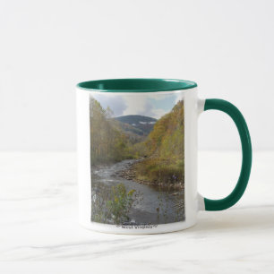 West Virginia mountains creek Mug