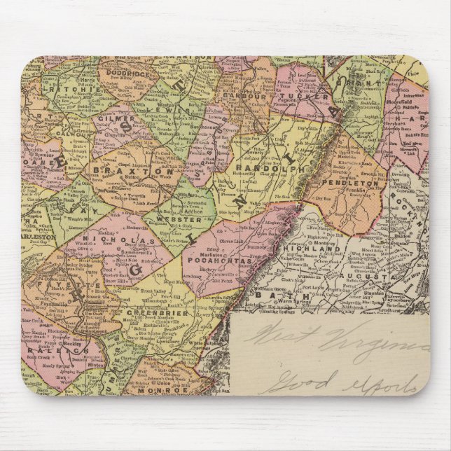 West Virginia Mouse Mat (Front)