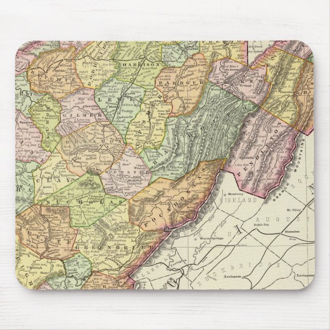 West Virginia Mouse Mat (Front)