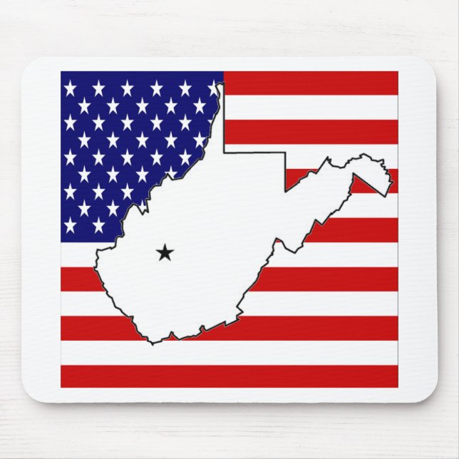 West Virginia Mouse Mat (Front)
