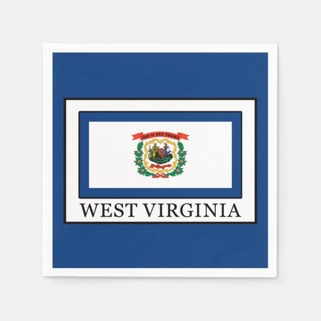 West Virginia Napkin (Front)