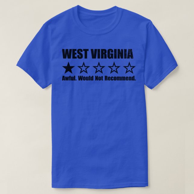 West Virginia One Review TShirt 2 (Design Front)
