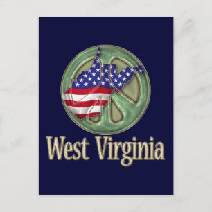 West Virginia Peace State Postcard