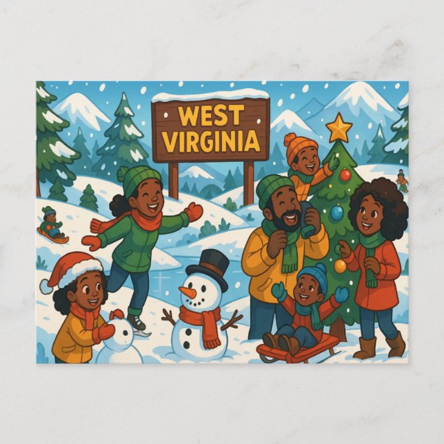 WEST VIRGINIA Postcard (Front)