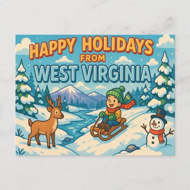 WEST VIRGINIA Postcard (Front)