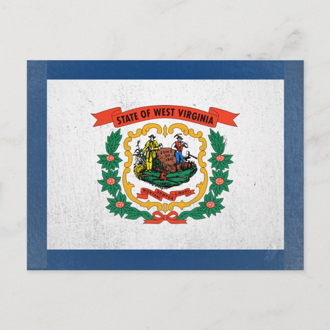 West Virginia Postcard (Front)