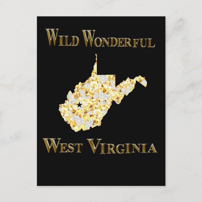 WEST VIRGINIA  POSTCARD (Front)