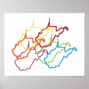 west virginia pride blur poster