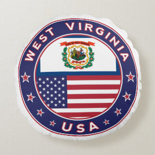 West Virginia Round Cushion
