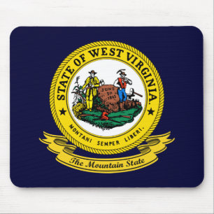 West Virginia Seal Mouse Mat